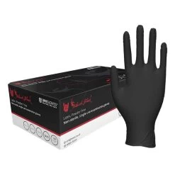 UniGloves Select GT001 Black Disposable Gloves For Tattooing