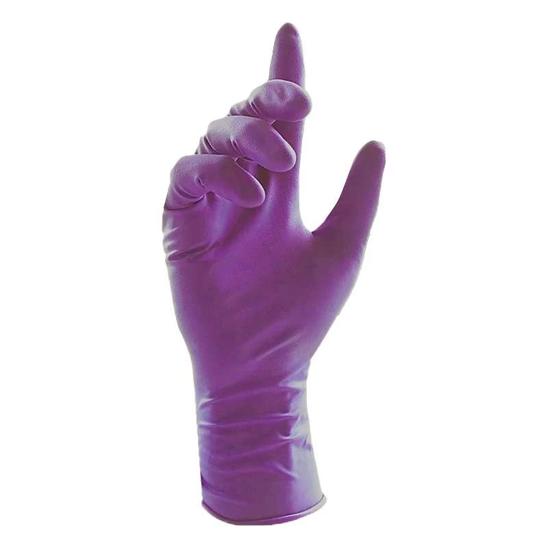 Unigloves Stronghold+ GM007 Purple Nitrile Disposable Gloves With Extended Cuffs (Box Of 100 Gloves) 5 Unigloves Stronghold+ GM007 Purple Nitrile Disposable Gloves With Extended Cuffs (Box Of 100 Gloves) - Image 3