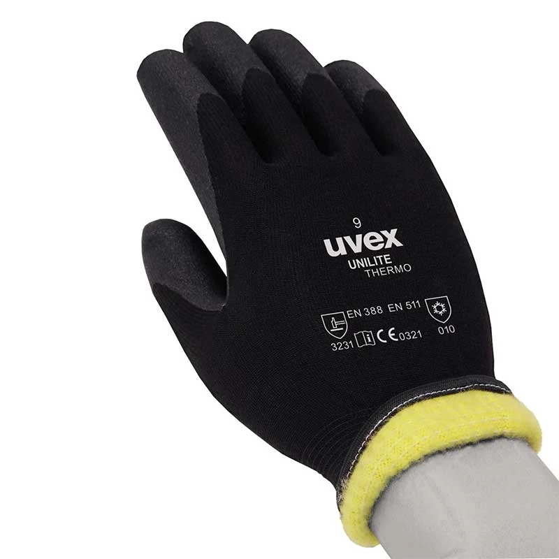 Uvex 60593 Unilite Thermo Flexible Cold-Resistant Grip Gloves 4 Uvex 60593 Unilite Thermo Flexible Cold-Resistant Grip Gloves - Image 2