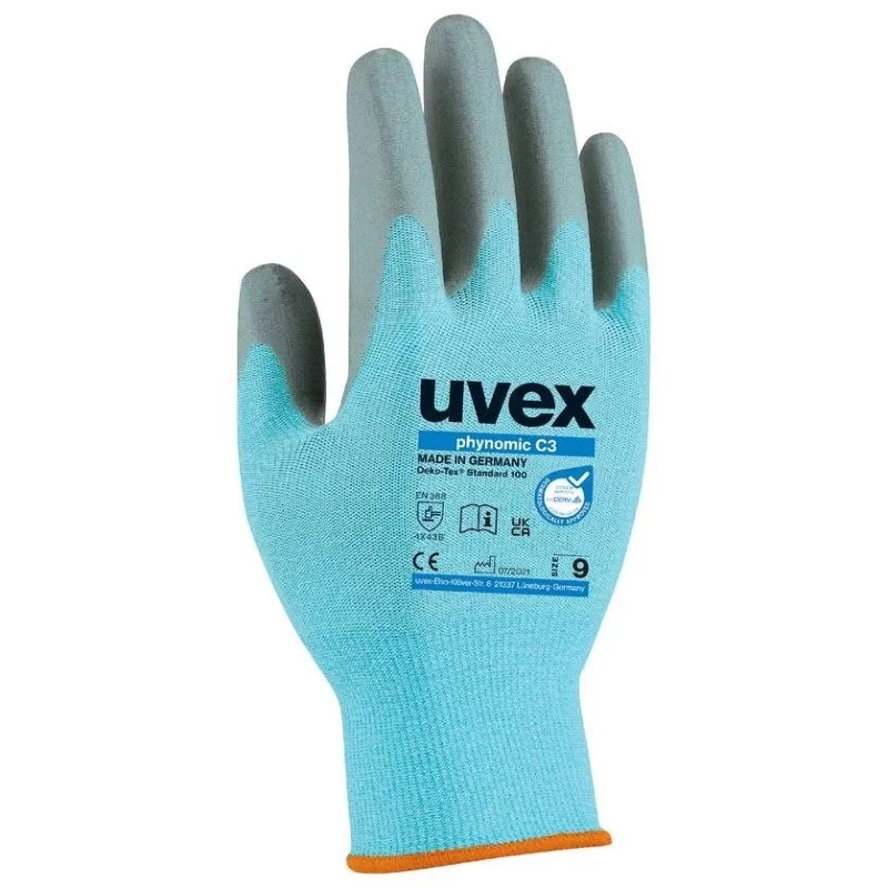Uvex Phynomic C3 Lightweight Abrasion-Resistant Gloves 4 Uvex Phynomic C3 Lightweight Abrasion-Resistant Gloves - Image 2