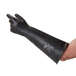 Ansell AlphaTec 87-104 Chemical-Resistant Gauntlet Gloves -Home - Tools - Gloves alphatec 87 104 gloves5B15D