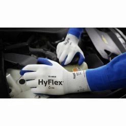 ANSELL Ansel HyFlex 11-953 Nitrotough Nitrile-Coated Gloves 9 ANSELL Ansel HyFlex 11-953 Nitrotough Nitrile-Coated Gloves -Home - Tools - Gloves ansel hyflex 11 953 nitrotough n1500 pf nitrile coated gloves 35B35D