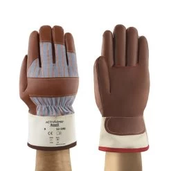 Ansell 52-590 Winter Hyd-Tuf Jersey-Lined Nitrile Work Gloves