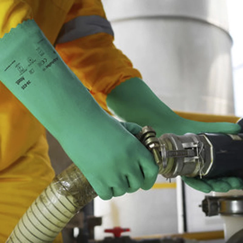 Ansell AlphaTec 39-035 Chemical-Resistant Gauntlet Gloves 4 Ansell AlphaTec 39-035 Chemical-Resistant Gauntlet Gloves - Image 2