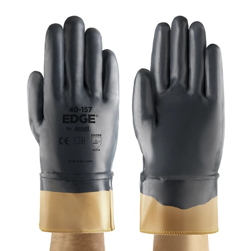 Ansell Edge 40-157 Fully Coated Work Gloves 3 Ansell Edge 40-157 Fully Coated Work Gloves