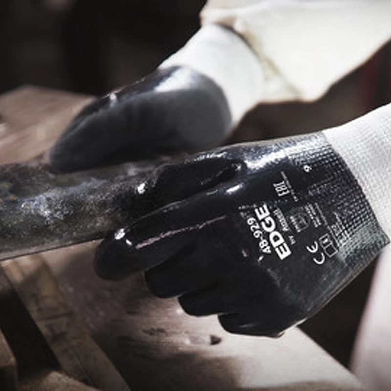 Ansell Edge 48-929 Double Dipped Cut-Resistant Oil Gloves 4 Ansell Edge 48-929 Double Dipped Cut-Resistant Oil Gloves - Image 2