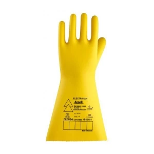 Ansell E021B Electrician Class 1 Long Black Insulating Rubber Gloves 3 Ansell E021B Electrician Class 1 Long Black Insulating Rubber Gloves