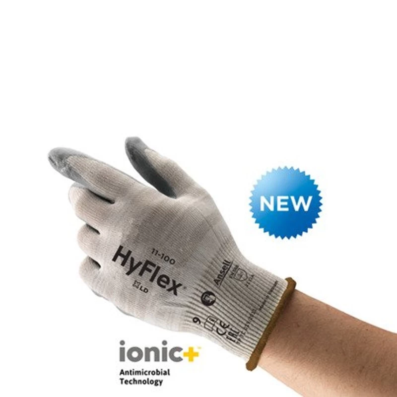 Ansell HyFlex 11-100 Antimicrobial Work Gloves 4 Ansell HyFlex 11-100 Antimicrobial Work Gloves - Image 2