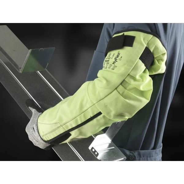 Ansell HyFlex 11-202 Cut-Resistant Hi-Vis Sleeve With Velcro Fixing System 4 Ansell HyFlex 11-202 Cut-Resistant Hi-Vis Sleeve With Velcro Fixing System - Image 2
