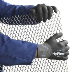Ansell HyFlex 11-539 Nitrile-Coated Grip Gloves -Home - Tools - Gloves ansell hyflex 11 539 level 3 cut resistant fully dipped grip work gloves hm 15B25D