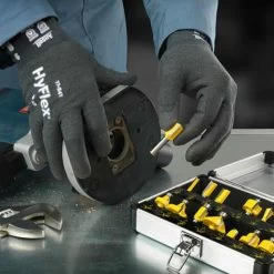 Ansell HyFlex 11-541 Cut-Resistant Grip Gloves -Home - Tools - Gloves ansell hyflex 11 541 cut resistant grip work gloves hm 15B35D