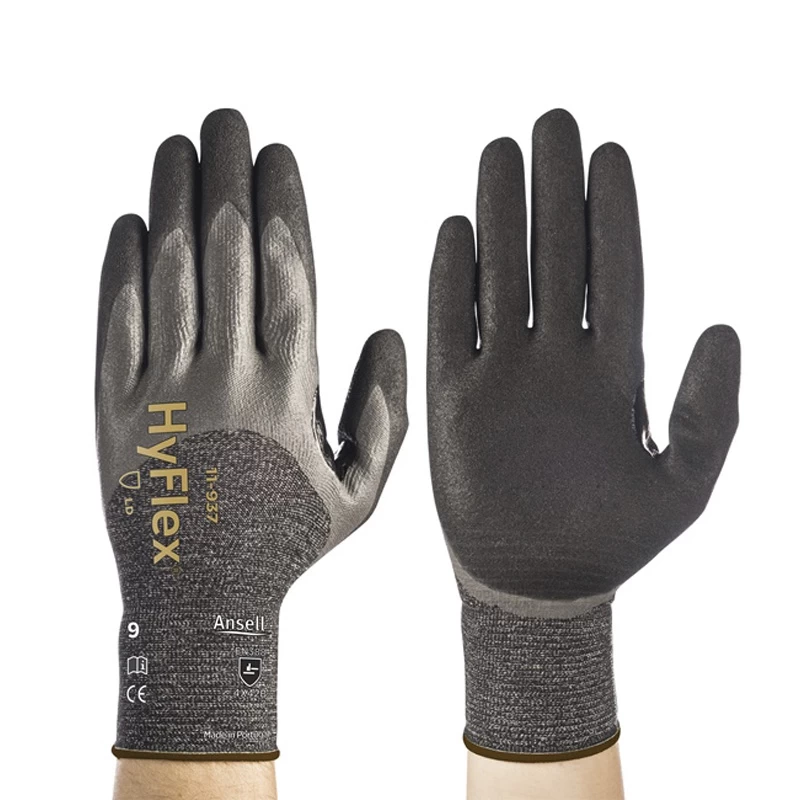 Ansell HyFlex 11-937 Oil-Repellent Lightweight Gloves 3 Ansell HyFlex 11-937 Oil-Repellent Lightweight Gloves