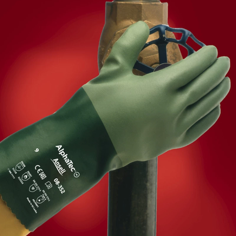 Ansell Scorpio 08-352 Neoprene Liquid-Proof Gauntlets 4 Ansell Scorpio 08-352 Neoprene Liquid-Proof Gauntlets - Image 2