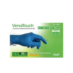 Ansell VersaTouch 92-465 Dark Blue Disposable Nitrile Gloves -Home - Tools - Gloves ansell versatouch 92 465 dark blue disposable nitrile gloves5B25D