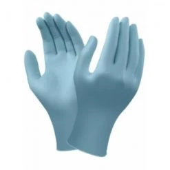 Ansell VersaTouch 92-471 Light Blue Disposable Nitrile Gloves