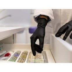 Aurelia Absolute Black Powder-Free Nitrile Medical Gloves 9899 -Home - Tools - Gloves aurelia absolute medical gloves 35B25D