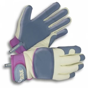 Clip Glove Ladies Leather-Palm Soft And Supple Gardening Gloves 3 Clip Glove Ladies Leather-Palm Soft And Supple Gardening Gloves