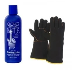 Gloves In A Bottle And Briers Leather Gauntlet Gloves Summer Gardening Bundle
