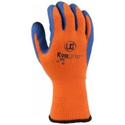 KOOLgrip Hi-Vis Orange Grip Gloves (Case Of 100 Pairs) -Home - Tools - Gloves koolgrip hi vis orange grip gloves case of 100 pairs 205B35D