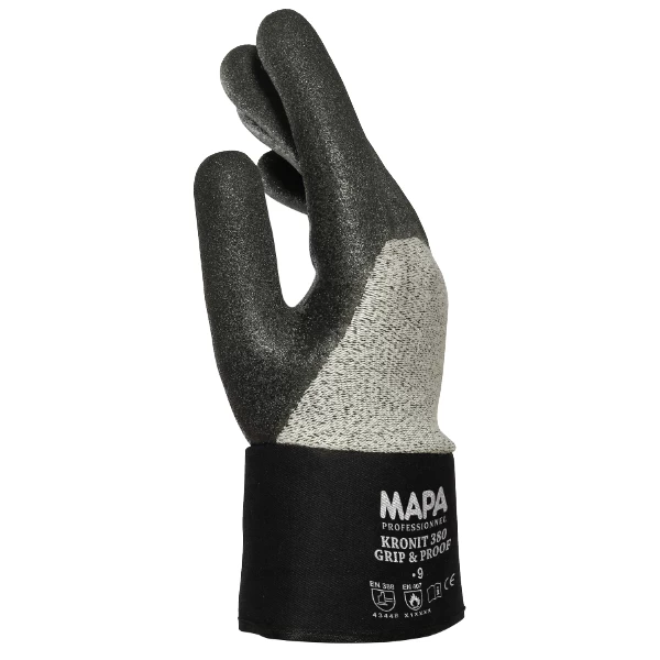 Mapa KryTech 380 Heavy Duty Cut Level B Oil-Resistant Gloves 4 Mapa KryTech 380 Heavy Duty Cut Level B Oil-Resistant Gloves - Image 2