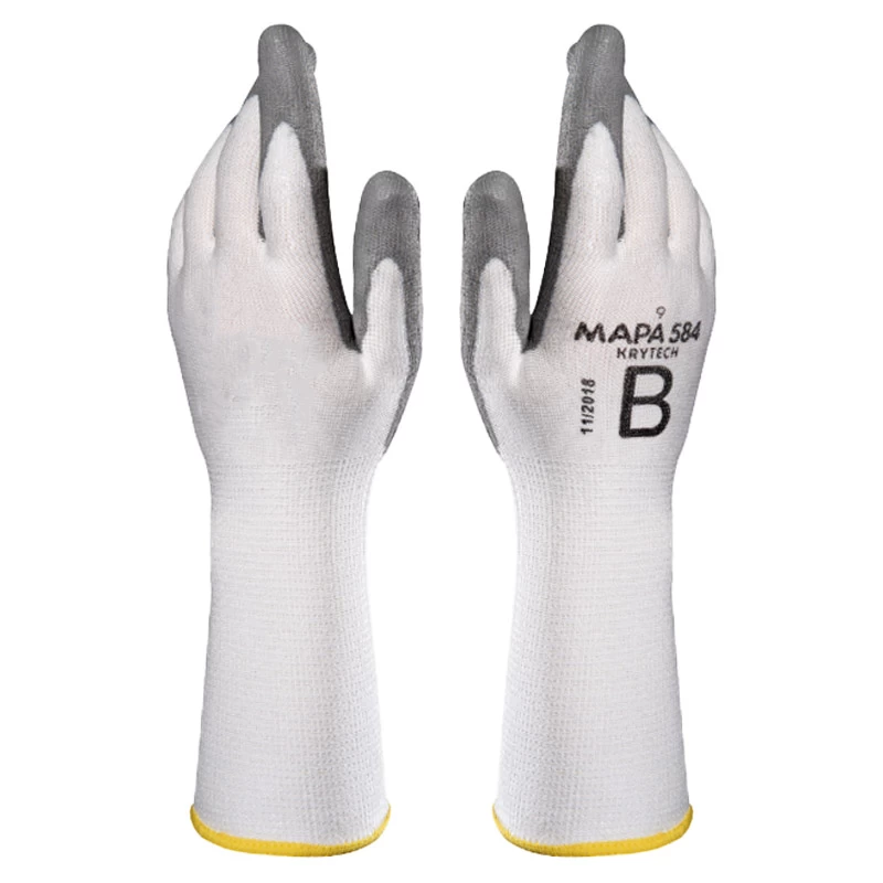 Mapa KryTech 584 Extra Long PU-Coated Handling Gloves 3 Mapa KryTech 584 Extra Long PU-Coated Handling Gloves