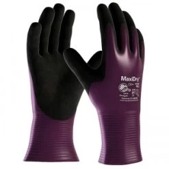 MaxiDry Oil-Resistant Gauntlet Gloves 56-426 (Pack Of 12 Pairs)