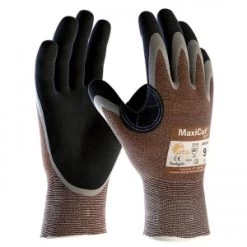 MaxiCut Oil Resistant Level 2 3/4 Coated Grip Gloves 34-205 (Pack Of 12 Pairs)