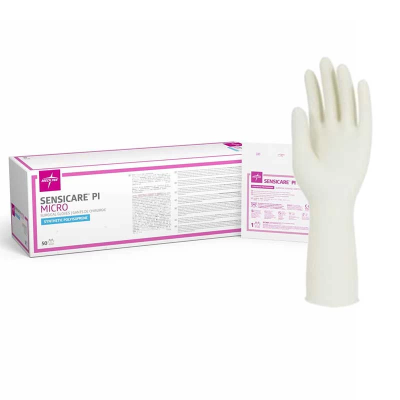 Medline Sensicare PI Micro Powder-Free Surgical Gloves MSG96 3 Medline Sensicare PI Micro Powder-Free Surgical Gloves MSG96