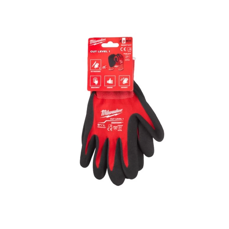 Milwaukee SMARTSWIPE Touchscreen Nitrile Coated Warehouse Gloves (4932471416) 4 Milwaukee SMARTSWIPE Touchscreen Nitrile Coated Warehouse Gloves (4932471416) - Image 2