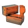 Orange Mamba BX-OSS Snakeskin Nitrile Disposable Gloves (Box Of 100 Gloves)