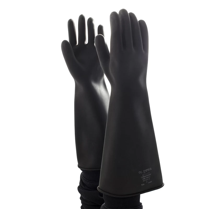 Polyco Chemprotec Unlined Heavyweight Chemical Resistant Gloves 3 Polyco Chemprotec Unlined Heavyweight Chemical Resistant Gloves