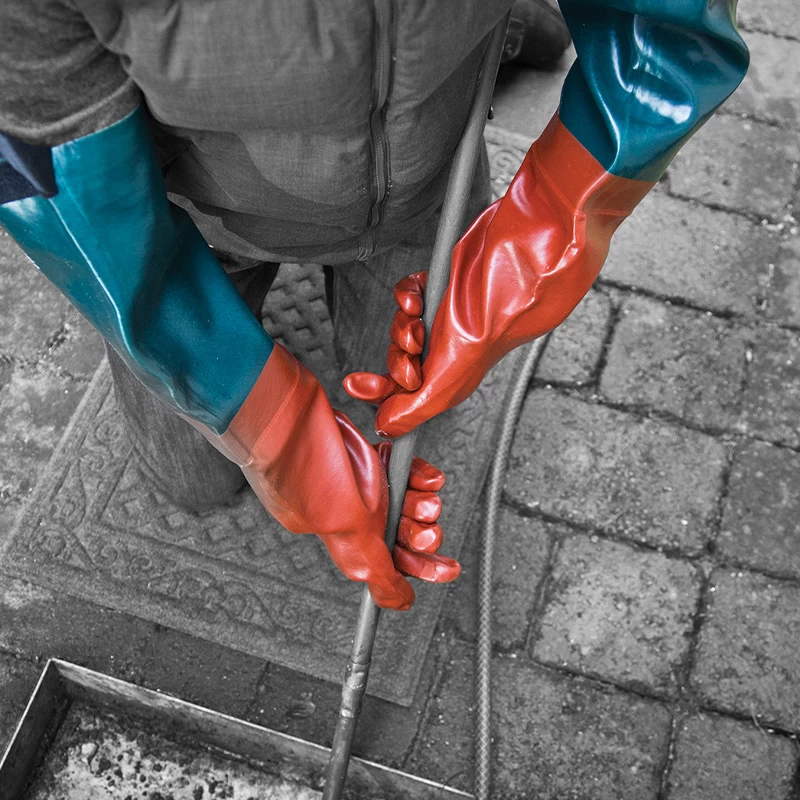 Polyco Long John PVC Coated Gauntlets 3413 4 Polyco Long John PVC Coated Gauntlets 3413 - Image 2