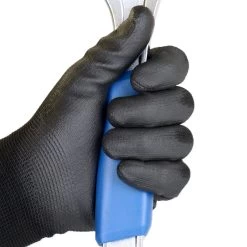 Polyco Matrix P Grip Safety Gloves 400-MAT (Case Of 144 Pairs) -Home - Tools - Gloves polyco matrix P grip black safety gloves 400 MAT 035B45D