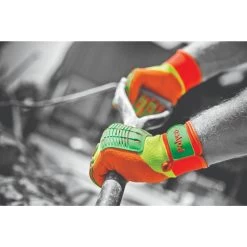 Polyco Multi-Task MTEHV Reinforced Hi-Vis Handling Gloves -Home - Tools - Gloves polyco multi task e hv reinforced mtehv gloves hm 15B35D