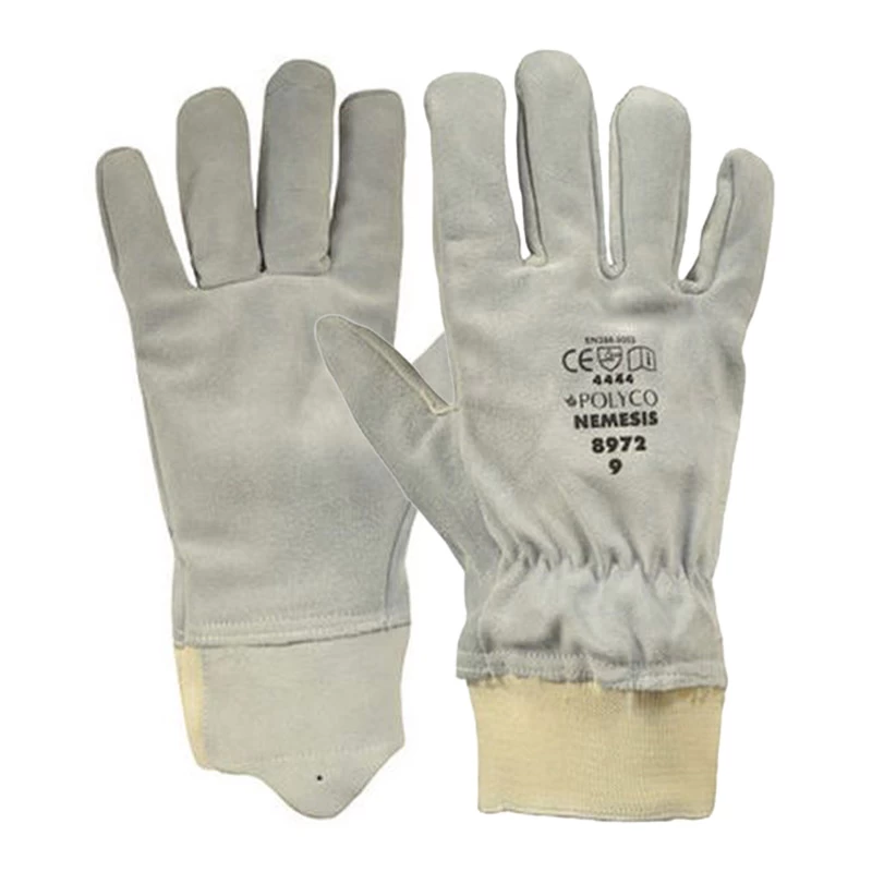 Polyco Nemesis 897 Leather Cut-Resistant Grip Gloves 3 Polyco Nemesis 897 Leather Cut-Resistant Grip Gloves