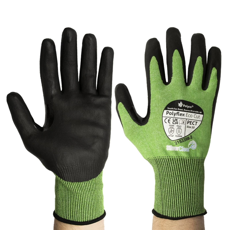 Polyco PECT Polyflex ECO Cut Touchscreen Cut Level-F Safety Gloves 3 Polyco PECT Polyflex ECO Cut Touchscreen Cut Level-F Safety Gloves