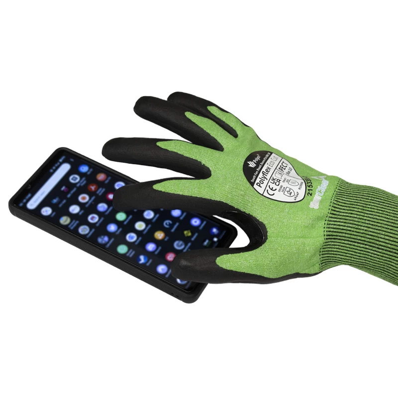 Polyco PECT Polyflex ECO Cut Touchscreen Cut Level-F Safety Gloves 4 Polyco PECT Polyflex ECO Cut Touchscreen Cut Level-F Safety Gloves - Image 2