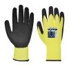 Portwest A625 Hi-Vis Cut-Resistant Yellow And Black Gloves -Home - Tools - Gloves portwest cut resistant hi vis gloves a625