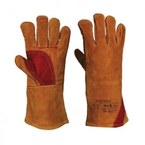 Portwest A530 Reinforced Welding Leather Gauntlets 3 Portwest A530 Reinforced Welding Leather Gauntlets