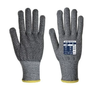 Portwest A640 Sabre Cut-Resistant PVC Dot Palm Gloves 3 Portwest A640 Sabre Cut-Resistant PVC Dot Palm Gloves
