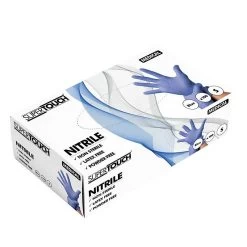 Supertouch Powderfree Nitrile Gloves 1261/1269/1267 11 Supertouch Powderfree Nitrile Gloves 1261/1269/1267 -Home - Tools - Gloves powderfree nitrile gloves blue5B45D