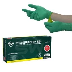 PowerForm S8 Powder-Free Nitrile Gloves (Box Of 50 Gloves)