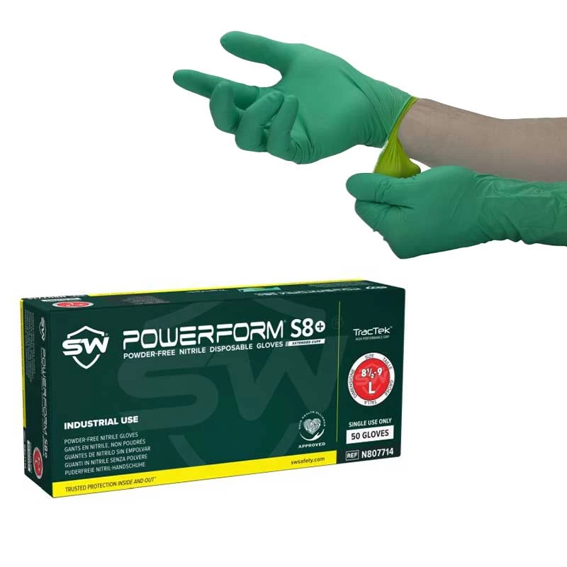 PowerForm S8 Powder-Free Nitrile Gloves (Box Of 50 Gloves) 3 PowerForm S8 Powder-Free Nitrile Gloves (Box Of 50 Gloves)