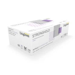 Unigloves Stronghold Nitrile GM006 Examination Gloves -Home - Tools - Gloves stronghold5B25D