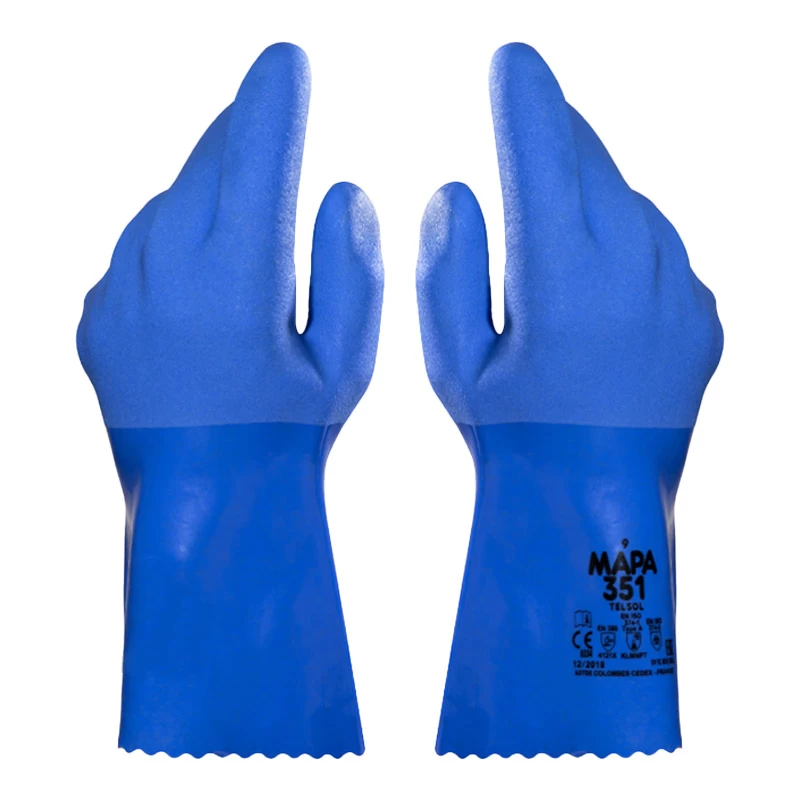 Mapa Telsol 351 Chemical-Resistant Food Use Gauntlet Gloves 3 Mapa Telsol 351 Chemical-Resistant Food Use Gauntlet Gloves