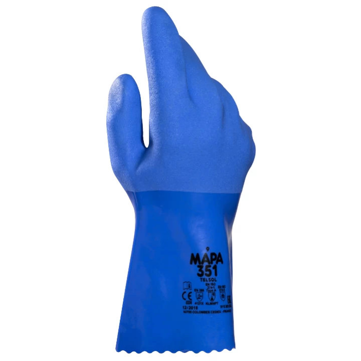 Mapa Telsol 351 Chemical-Resistant Food Use Gauntlet Gloves 4 Mapa Telsol 351 Chemical-Resistant Food Use Gauntlet Gloves - Image 2