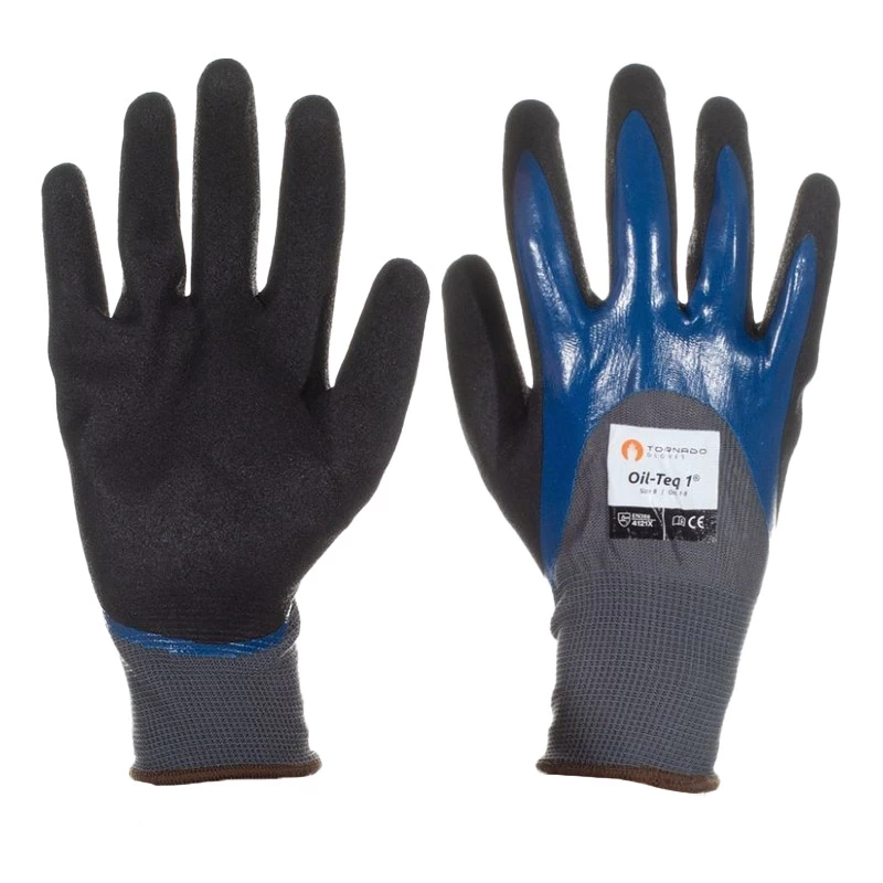 Tornado OIl-Teq 1 Double Bi-Polymer Coated Oil Gloves 3 Tornado OIl-Teq 1 Double Bi-Polymer Coated Oil Gloves