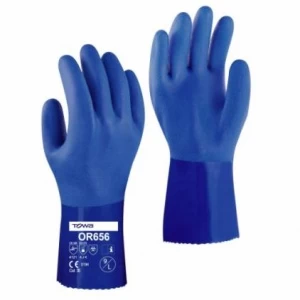 Towa OR656 30cm PVC-Coated Oil-Resistant Gloves 3 Towa OR656 30cm PVC-Coated Oil-Resistant Gloves