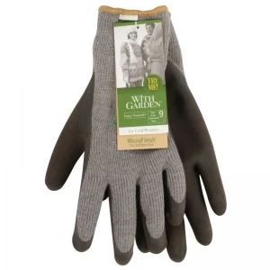 Towa Thermal Soft And Tough TOW376 Ash Grey Gardening Gloves 3 Towa Thermal Soft And Tough TOW376 Ash Grey Gardening Gloves