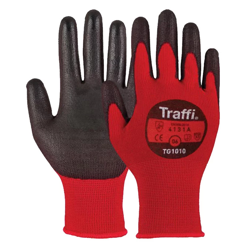 TraffiGlove TG1010 Classic Cut Level A Grip Gloves (Pack Of 10 Pairs) 3 TraffiGlove TG1010 Classic Cut Level A Grip Gloves (Pack Of 10 Pairs)
